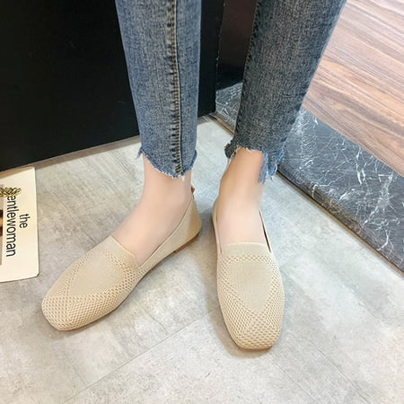 

WANYNG On shoes Loafers Women s And Breathable Lady s Fishion Casual Slip Flats Women s casual shoes