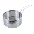 thumbnail image 1 of Cesta de malla Cesta profunda Anillos franceses Tamiz Colores Peso Comida Plegable Cromo 8 Grande, 1 of 9