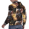 thumbnail image 6 of Lsque Cute Big-Eared Mouse Pattern Casual Men's Hoodie,Hooded Sweatshirt with Kangaroo Pocket,Pullover Hoodie-3X-Large, 6 of 7