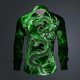 thumbnail image 1 of Camisa de hombre con solapa abotonada y patrón HD, material suave y cómodo, tops de calle para hombre para exteriores, talla grande, nuevo estilo 2024, 1 of 6