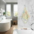 thumbnail image 2 of Yayeee 100% Cotton Hand Towels for Bathroom 16" x 28" Soft Absorbent Kitchen Towel, Colorful Flower, 2 of 7