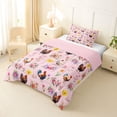 thumbnail image 2 of Erosebridal Farm Rooster Twin Comforter Sets for Kids Girls, Pink Flower Floral Bedding Set, Pink Reversible, 2pcs, 2 of 6