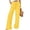 Yellow, variant on Women's Elastic Drawstring Wide Leg Pants with Pockets for Summer Beach Daily Outfits