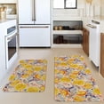 thumbnail image 2 of Lemon Kitchen Rug Sets of 2 Non Slip Washable, Lemon Kitchen Mat Set Home Decor Summer Kitchen Mats and Rugs, 2 of 6