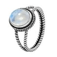 thumbnail image 2 of Anillos para mujer, regalos para mujer, anillo de moda con forma de piedra luminosa para boda y compromiso., 2 of 3