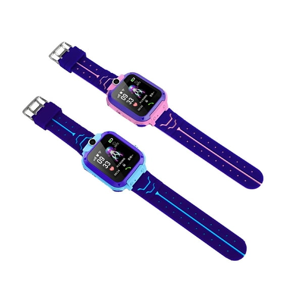 GJX Kids Smartwatch Waterproof AGPS Tracker Anti-Lost Smart Watch Phone for Children 3-12 Girls Boys SOS Call Remote Camera Two Way Call Touch Screen Games Birthday Gifts Blue