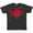 Vintage Black, variant on Inktastic Red Plaid Heart T-Shirt