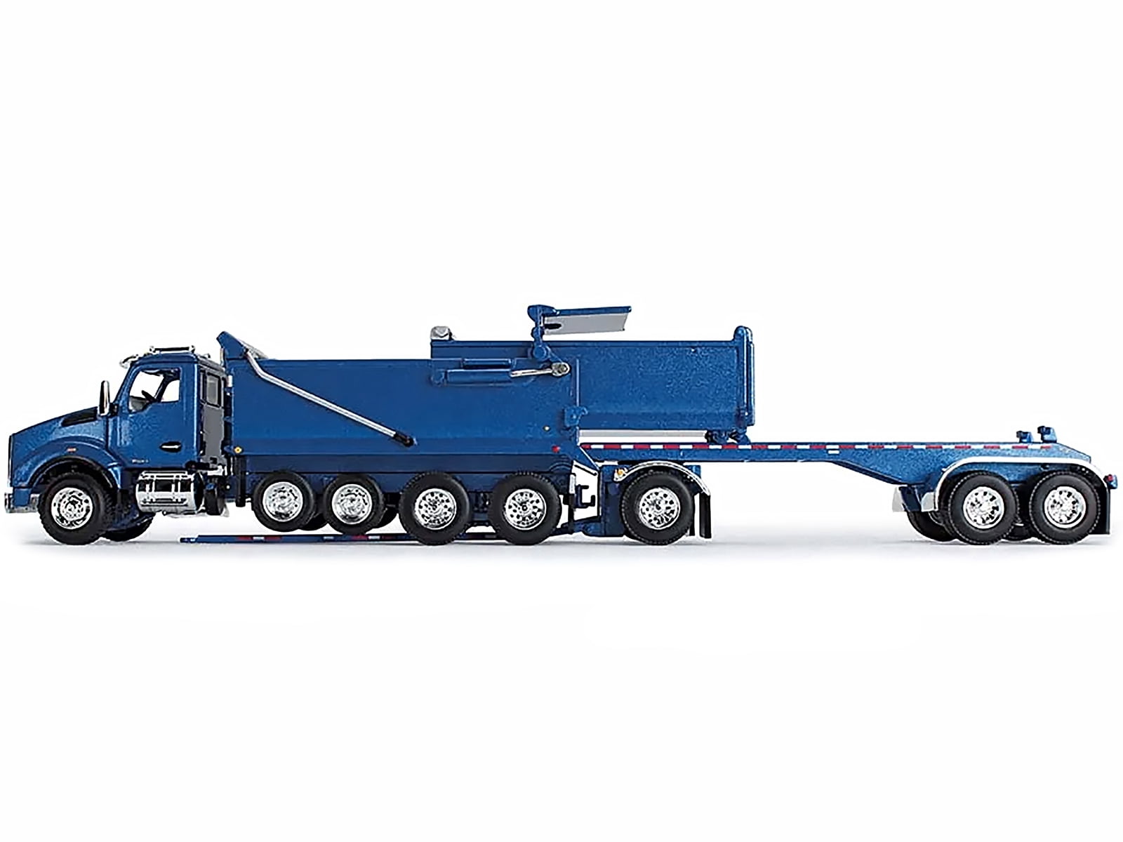 Kenworth T880 QuadAxle Dump Truck and Rogue Transfer TandemAxle Dump