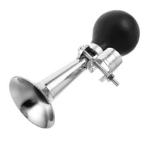 WEUVEB Black Metal Bike Horn with Loud Clear Sound for Mountain Bike Decoration
