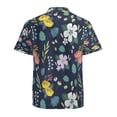 thumbnail image 3 of High Quality Hawaiian Shirts for Men Short Sleeve Aloha Beach Shirt Floral Summer Casual Button Down Shirts Blouses KMDKBF, 3 of 7