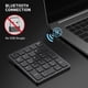 thumbnail image 3 of Teclado numérico inalámbrico Bluetooth con teclado numérico negro, 3 of 7