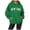 Green, variant on Oversize Hoodies for Women Trendy New York Letter Print Long Sleeve Hooded Drawstring With Pocket Lightweight Sweatshirts White