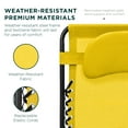 thumbnail image 6 of Best Choice Products Oversized Zero Gravity Chair, Folding Outdoor Patio Recliner w/ Cup Holder - Sunflower Yellow, 6 of 8