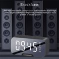 thumbnail image 6 of PPgejGEK Digital Clock with Bluetooth Speaker Alarm Clock with Alarms Mirror LED Display Bluetooth V5.0 TFCard & AUX Cable up to 45% off, 6 of 6