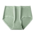 thumbnail image 1 of Puntoco Ropa interior breve para mujer, bragas elásticas suaves y transpirables de moda para mujer, ropa interior con bragas para el vientre, 1 of 2