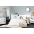 thumbnail image 6 of South Shore Kanagane 1-Drawer Platform Bed, Pure White, 6 of 8