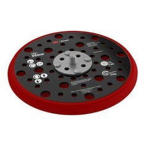 3m Low Pro Hook/Loop Backup Pd,6in Dia,PK10 7100270476
