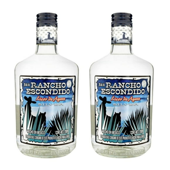 Pack de 2 Licor de Agave Rancho Escondido Silver 750 ml Genérico Silver
