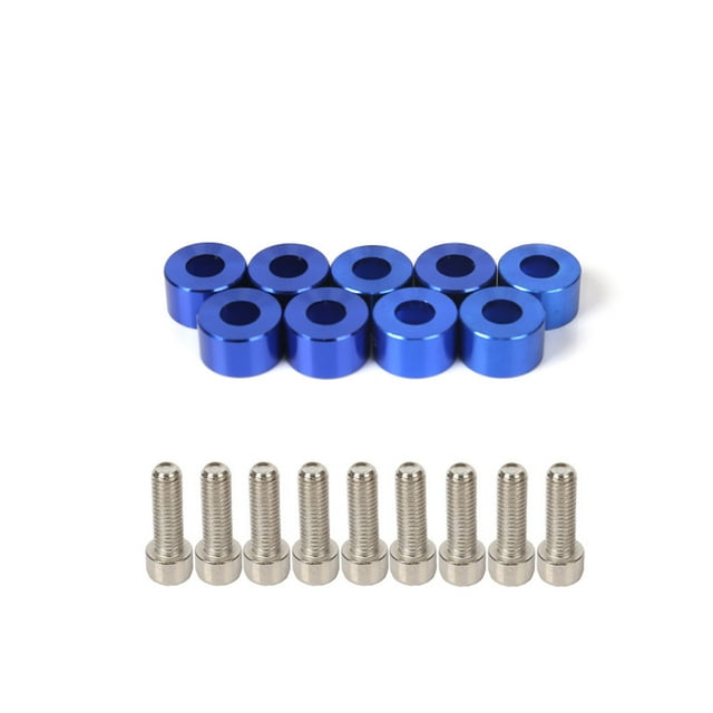 Speravity 18 unids/set Motor Interior del coche Motor tornillo espaciador tornillos de reparación montados en el vehículo pernos modificación automotriz Vehículos, repuestos y accesorios Mis Azul Speravity VI018820-02