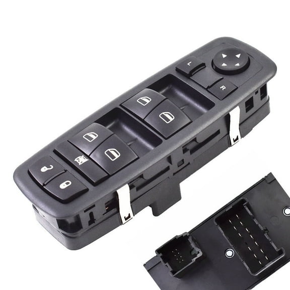 Master Power Window Switch Left 68271203AB for Chrysler Dodge Jeep Fits select: 2015-2016 CHRYSLER 200 LIMITED, 2014-2016 JEEP CHEROKEE LATITUDE