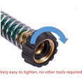 thumbnail image 2 of fastboy RV City Water Inlet Connection Built In Brass Check Valves Rv Accessories Rv Convenient Hose Elbow Black, 2 of 6