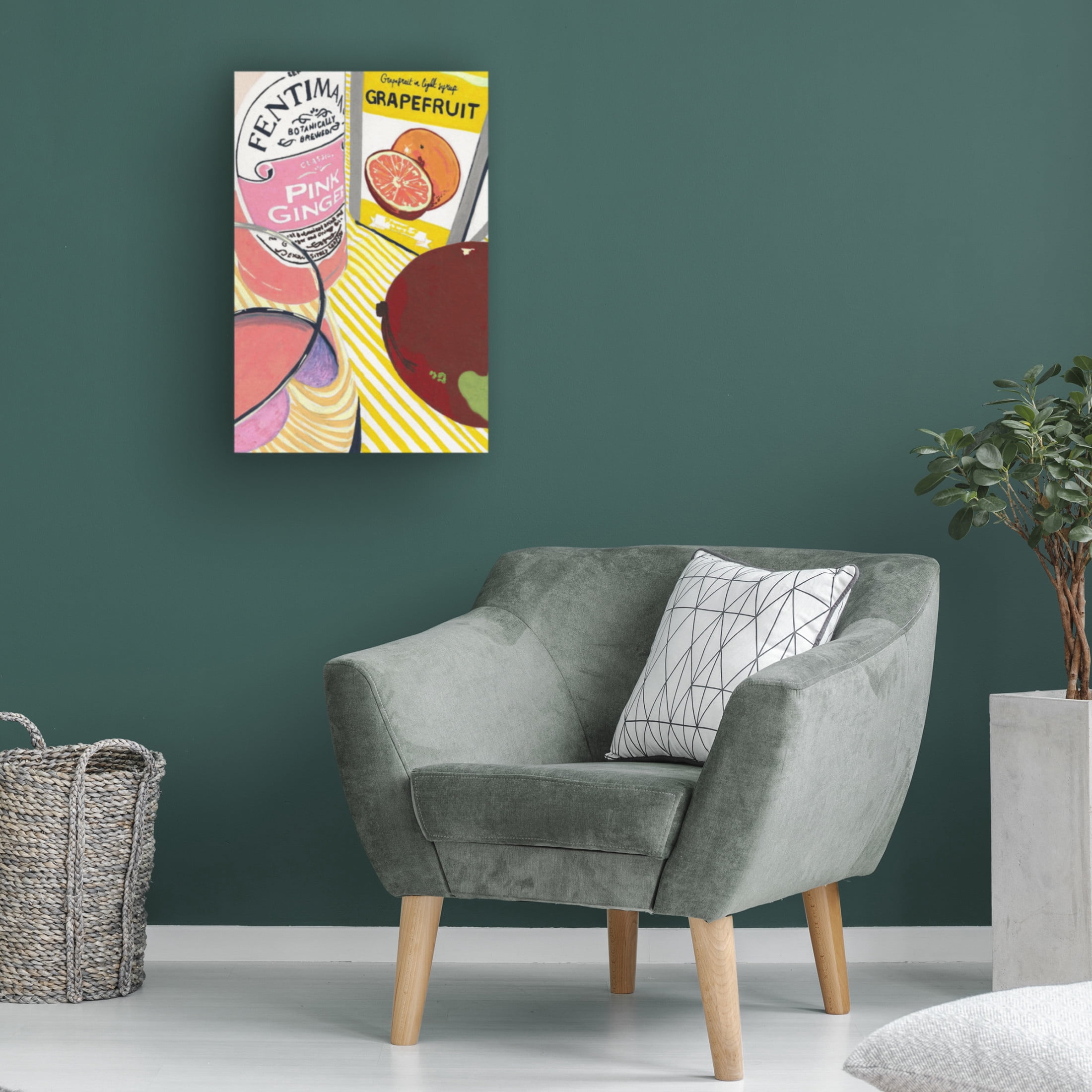 Trademark Fine Art Studio Mandariini Fentimans Pink Ginger Canvas Wall Art