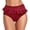 Red, variant on Women Print Low Waist Brazilian Bikini Bottom Swimwear Briefs Beachwear Brazilian Bikini Bottom Side Tie Thong Bathing Swimbottom Swim Bottoms for Women High Waist Shorts Pool Pants Cover Ups for
