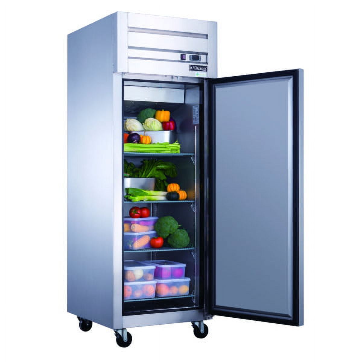 Dukers D28AR Commercial Single Door Refrigerator in Stainless Steel