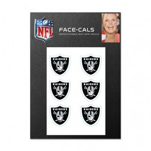 Wincraft  NCAA Las Vegas Raiders Tattoo Face Cals