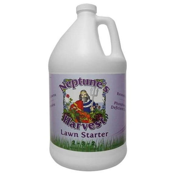 Neptunes Harvest 142 oz Lawn Starter Fertilizer - Pack of 4