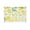 Blue, variant on Outdoor Sun Shade Sail 6.5'x10', Watercolor Lemons Patio Beach Shade Canopy Cloth Waterproof, Summer Blue Yellow Checkered Geo TearResistant & UV Protection Sun Sail for Backyard Garden Deck