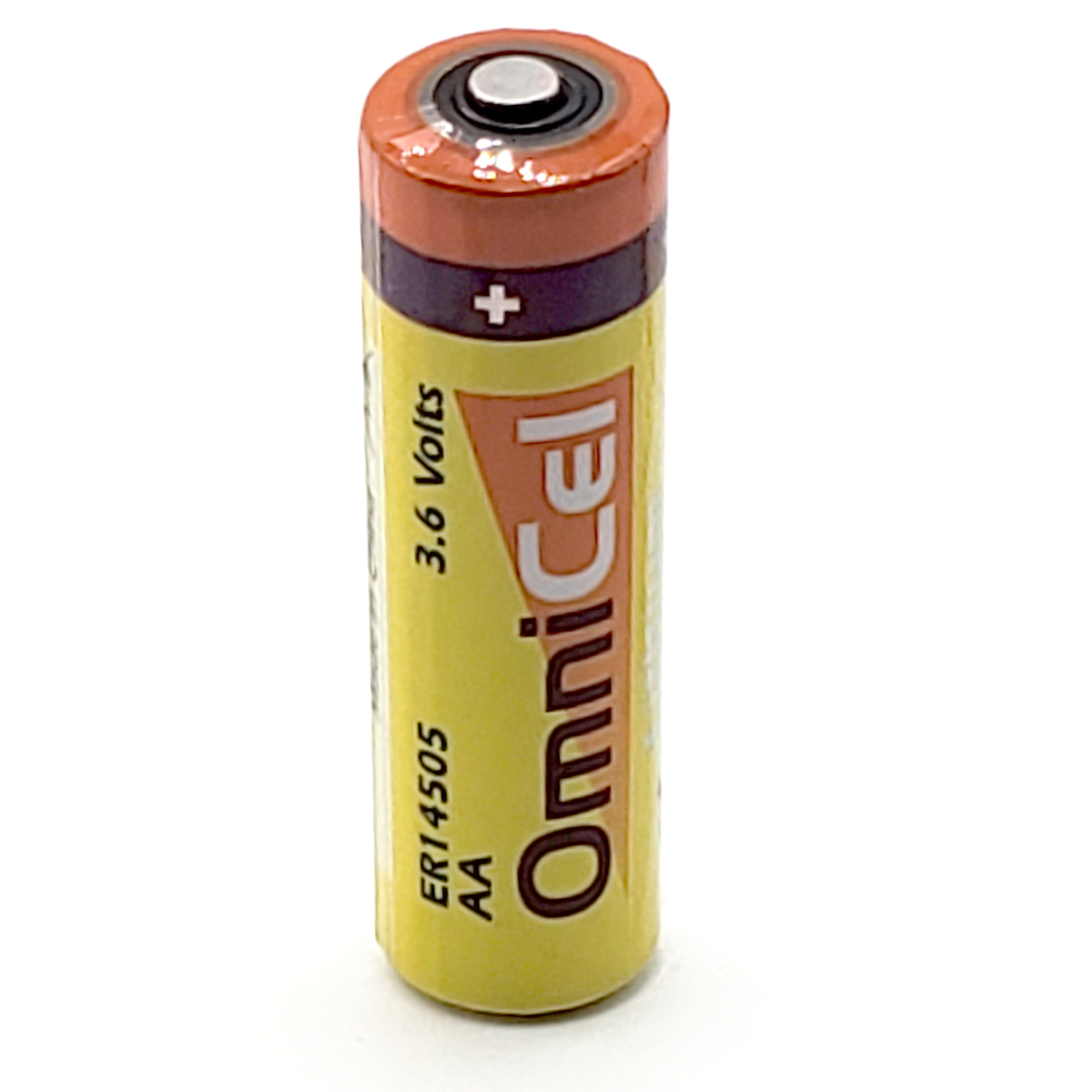 10x OmniCel ER14505 3.6V 2400mAh AA Lithium Button Top Battery Sensors Detectors