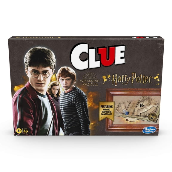 Hasbro Gaming Clue: Wizarding World Harry Potter Edition Mystery Board Game for 3-5 Players, Kids Ages 8 and Up