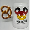 thumbnail image 2 of Disney Parks Epcot Germany Mickey Pretzel Ceramic Coffee Mug New, 2 of 2