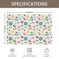 thumbnail image 3 of Placemat, Pioneer Flower Floral Print Pattern Place Mats Table Mat Set Of 2, PVC Washable Placemats for Party Kitchen Dining Decoration, 18x12 Inch, Fade Resistant, 3 of 6