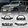 thumbnail image 4 of Front Bumper For 2018-2023 Jeep Wrangler JL & JL Unlimited w/D-Ring Shackles, 4 of 9