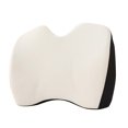 thumbnail image 1 of Soporte trasero de espuma viscoelástica multiuso Respaldo ergonómico, cojín de cubierta transpirable Gris kusrkot cojín de respaldo de espuma viscoelástica, 1 of 8