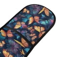 thumbnail image 2 of Dailycode Double Sided Oven Mitt with Loop Heat Resistant Kitchen Long Potholders 7" x 35" Colorful Shimmering Butterflies, 2 of 6