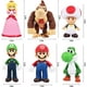thumbnail image 2 of 6 pcs/Set Mario Figures Toy - Mario & Luigi Figurines – Yoshi & Mario Bros Action Figures, 2 of 6