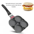 thumbnail image 4 of Kitchen Breakfast Pancake Cooking Pan Aluminum Frying Pan  For Egg Hamburger With Handle Griddle Pans, 4 of 8