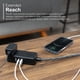 thumbnail image 4 of Cable de extensión Power Strip GE 82586 con 2 salidas y 3 puertos USB, 4 of 6