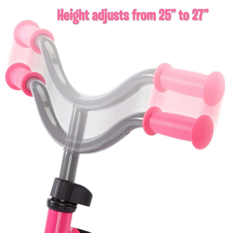 My First Balance to Pedal Pink Training Bike Kids Ages 2 5 Years 12 inch