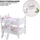 thumbnail image 5 of Litera para muñecas, fresa rosa 1:12, modelo de dormitorio de madera para niños, muebles en miniatura, accesorios de escena (estilo 1) (hy), 5 of 5