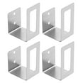thumbnail image 1 of Miangastore Lid Storage Organizer Silver Home Users 4Pcs 2.8X1.9X1.6In, 1 of 8