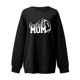 thumbnail image 2 of Gibobby Sudadera oversize mujer Sudadera sin Botones Sudadera para Mujer(Negro,XG), 2 of 3
