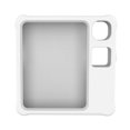 thumbnail image 3 of Funda Silicona Cobertura Total Cubierta Impermeable para Rabbit R1 AI Pocket PC () Blanco, 3 of 4