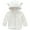 White, variant on GYRATEDREAM Toddler Girls Boys Polar Fleece Jacket Hooded Zip Up Coat Warm Autumn Winter Long Sleeve Thick Warm Outerwear