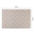 thumbnail image 4 of REGALWOVEN 8 Pack Placemats for Kitchen Dining Table Decor Heat Resistant Table Placemats Wipeable Table Mat Beige 18*12in, 4 of 7