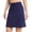 Dark Blue, variant on Women's Skorts Skirts 20" Knee Length Cotton Casual High Waist Drawstring Modest Golf Skort with Pocket Black XXL