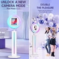 thumbnail image 3 of RXFSP iPad Photo Booth for iPad 10.2" 10.9" 12.9" with RGB Ring Light Stand Compatible Software APP Control Light Box, Music Sync Photobooth Machines with Flight Case for Party Events(White), 3 of 10